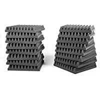 Los mejores  - AcousPanel Pack 16 Uds- Paneles absorbentes Studio Pro- Planchas de espuma acústica de alta calidad- Dimensiones…